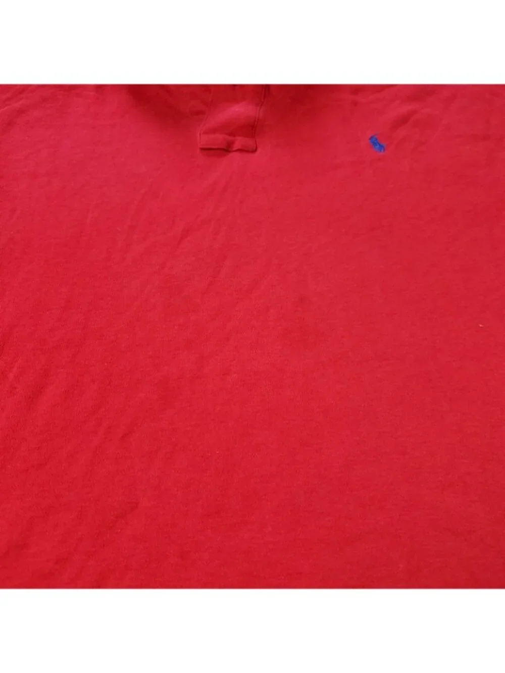 VINTAGE 90s Polo Ralph Lauren Shirt Mens XL Short Sleeve Red Rugby y2K